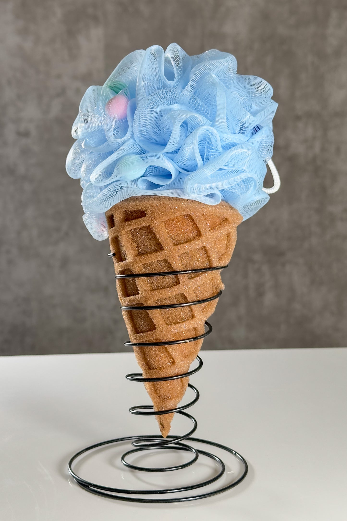 π¦ Frosted Bliss β Blueberry Whip Bath Pouf ππ«