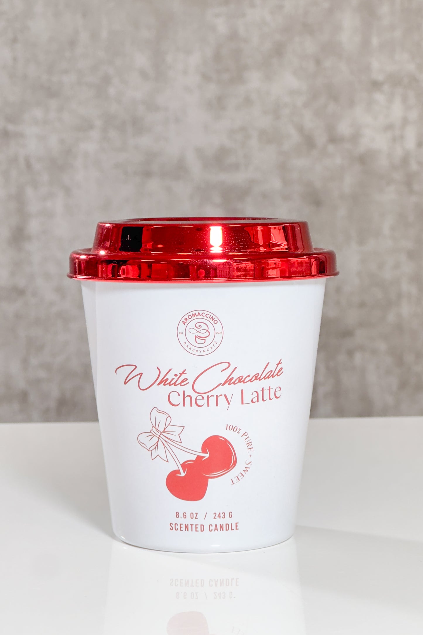 Cherry Kiss Latte Candle πβπ