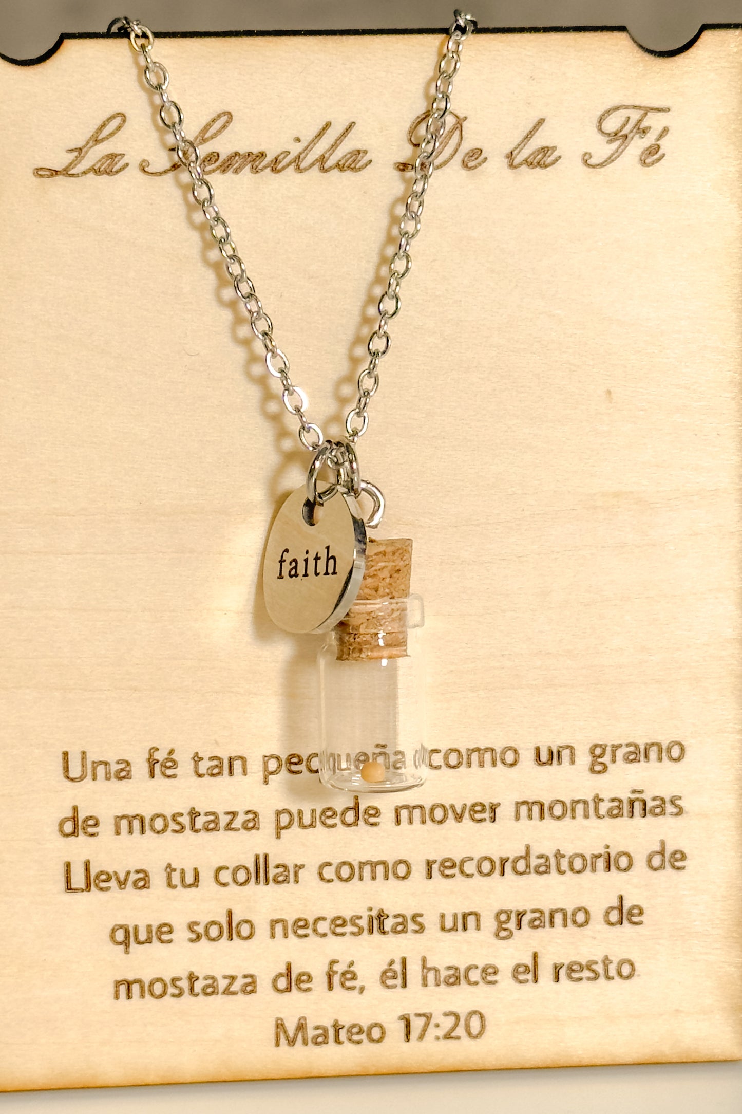 La Semilla de la Fe Necklace 🌱✨