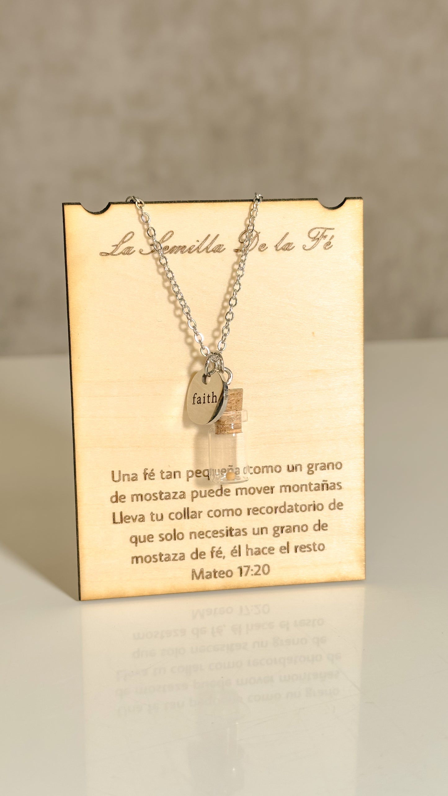 La Semilla de la Fe Necklace 🌱✨