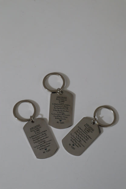 Amor de Mi Vida Keychain 💍🔐💞