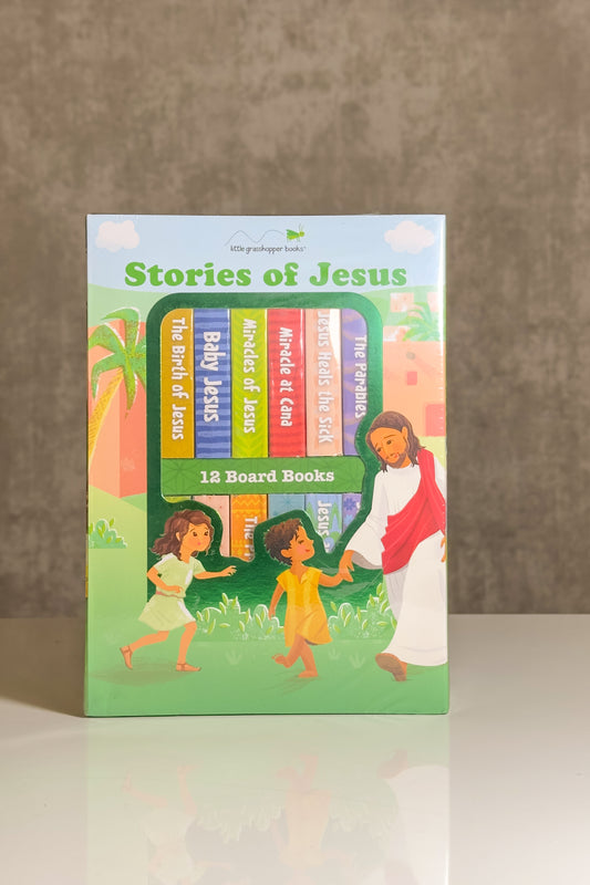 Stories of Jesus – 12 Board Book Set ✝️📚👶