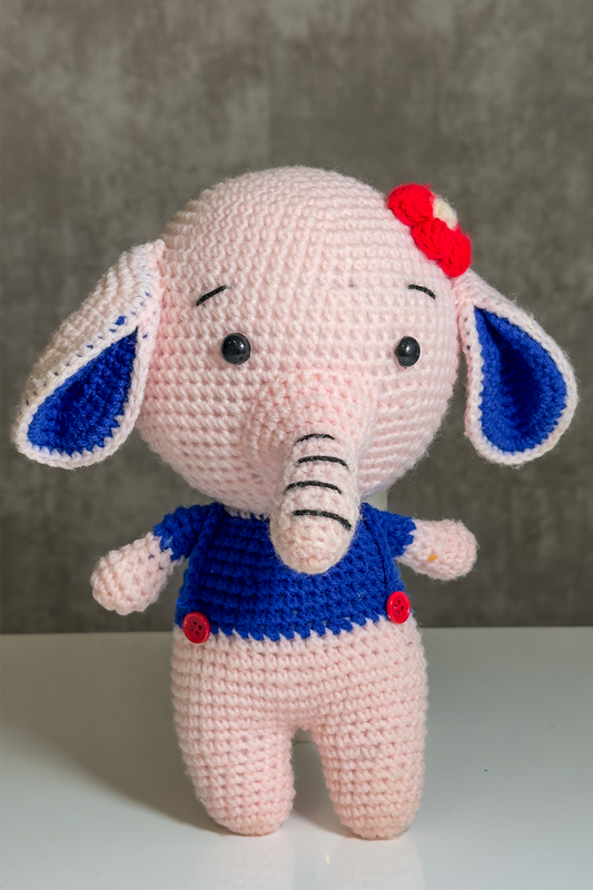 Ellie the Crochet Elephant! 🌸