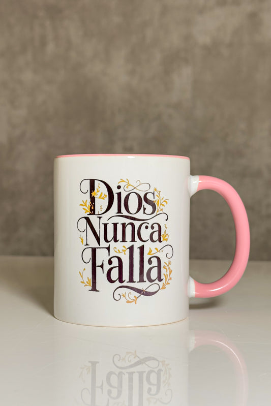 Dios Nunca Falla Mug 💖🙏☕️