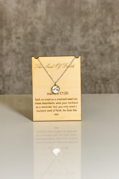 Mountain-Moving Faith Necklace ⛰️✨