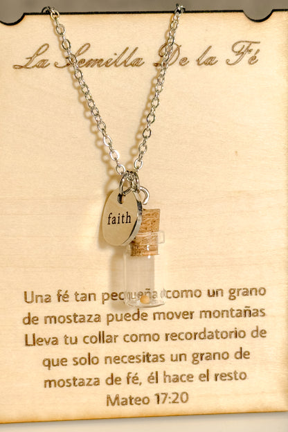 La Semilla de la Fe Necklace 🌱✨